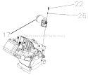 Part Location Diagram of 1727261SM Murray Lawn Mower Pedal